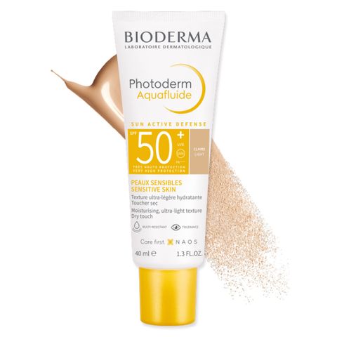 Kem Chống Nắng Bioderma Photoderm Aquafluide SPF50+ 40ml - Bảo Vệ Da Hoàn Hảo Trước Tia UV, Chất Kem Mỏng Nhẹ, Thấm Nhanh