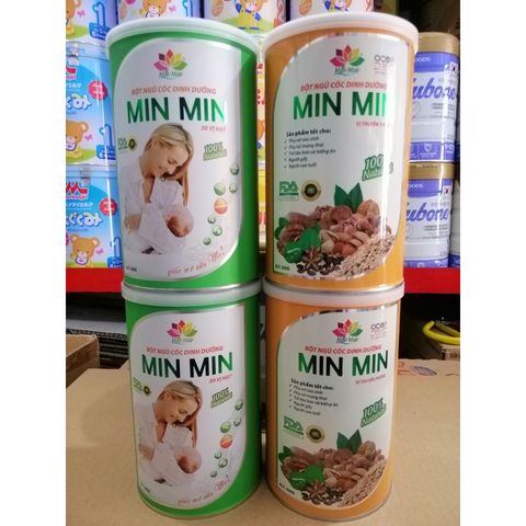 Bột Ngũ Cốc Dinh Dưỡng Hữu Cơ Min Min 30 Hạt