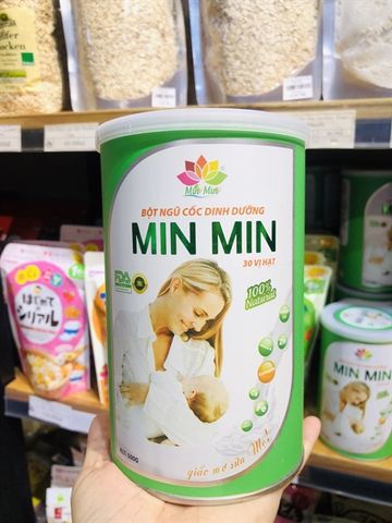 Bột Ngũ Cốc Dinh Dưỡng Hữu Cơ Min Min 30 Hạt