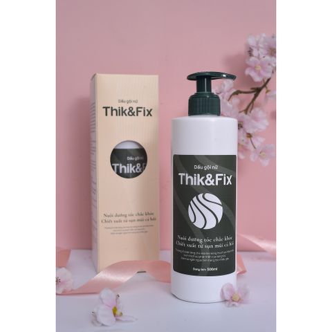 Combo Dầu Gội & Xả Nữ Thik&Fix Giúp Phục Hồi Tóc Hư Tổn