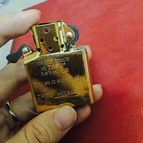 Ruột Bật Lửa Zippo Chính Hãng Mỹ - Màu Vàng, Ruột Thép Không Gỉ, Thay Thế Dễ Dàng, Tương Thích Hầu Hết Các Vỏ Zippo
