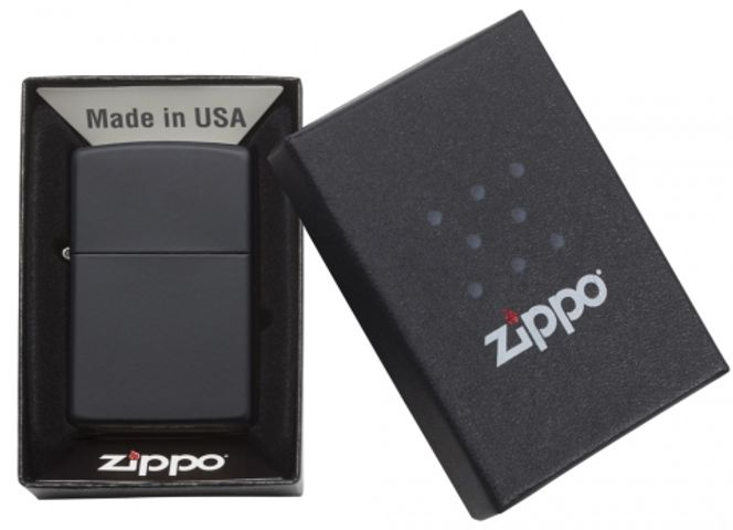 Bật Lửa Zippo Black Matte 218 Chính Hãng Mỹ - Bật Lửa Chống Gió, Chất Lượng Cao, Quà Tặng Hoàn Hảo cho Fan Zippo