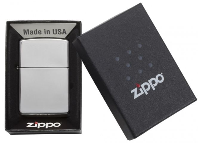 Bật Lửa Zippo High Polished Chrome 250 Chính Hãng Mỹ - Bật Lửa Classic Chất Lượng, Thiết Kế Tối Giản, Bảo Hành Trọn Đời