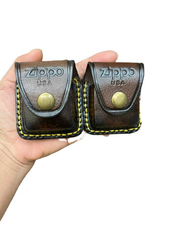 Hộp Zippo Da Bò Chất Lượng - Làm Nổi bật lửa