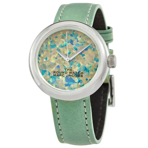 Đồng hồ nữ Marc Jacobs xanh ngọc đính đá opal siêu đẹp