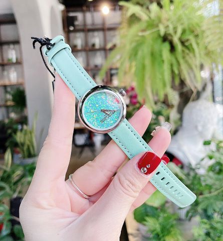 Đồng hồ nữ Marc Jacobs xanh ngọc đính đá opal siêu đẹp