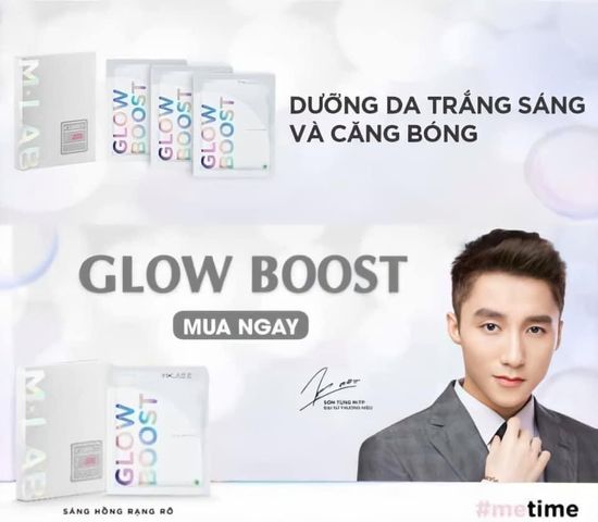 Mặt nạ sợi tre dưỡng trắng da MLAB Glow Boost  Sơn Tùng MTP