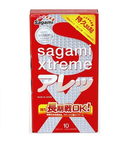 Bao Cao Su Tăng Thời Gian Sagami Xtreme Feel Long - 10s