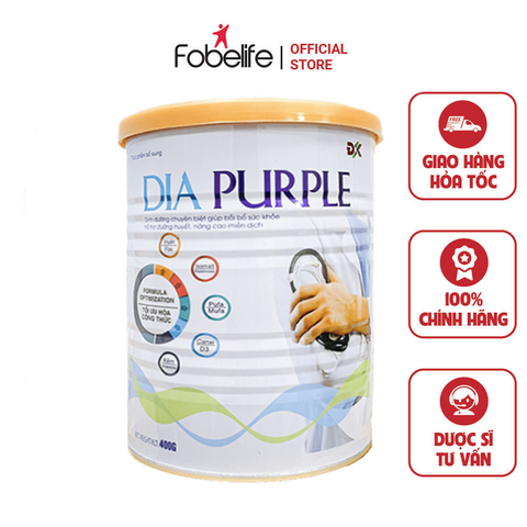 Sữa Bột Giúp Ổn Định Đường Huyết Dia Purple 400g