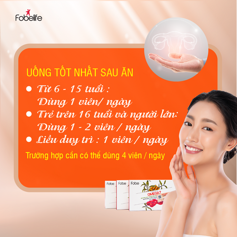 Viên Uống Hỗ trợ tăng cường độ ẩm, làm đẹp da, sáng mắt Omega7