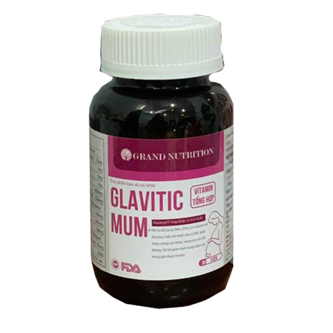 Glavitic Mum Vitamin Tổng Hợp Hỗ Trợ Tăng Cường Sức Khỏe Mẹ Bầu