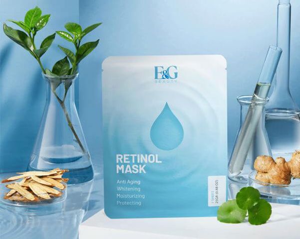 Mặt Nạ Tái Tạo Da E&G Beauty Retinol Mask Hàn Quốc , Cấp Ẩm, Giúp Da Săn Chắc, Trẻ Trung