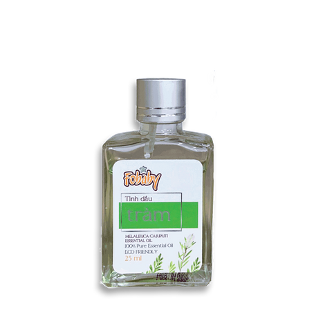 Tinh Dầu Tràm Nguyên Chất FoBaby - Sản Phẩm An Toàn Cho Da Bé, Giảm Ngứa, Hỗ Trợ Tiêu Hóa và Giảm Cảm Lạnh