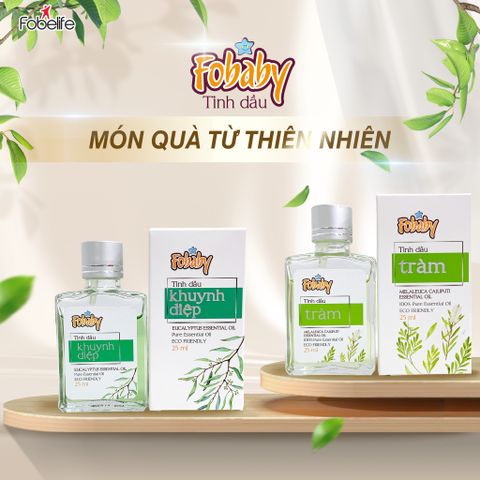 Tinh Dầu Khuynh Diệp Nguyên Chất Fobaby - Giúp Làm Dịu Da, Ngăn Ngừa Muỗi, Dành Cho Trẻ Em và Người Lớn