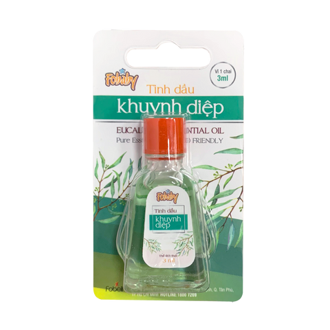 Tinh Dầu Khuynh Diệp Nguyên Chất Fobaby - Giúp Làm Dịu Da, Ngăn Ngừa Muỗi, Dành Cho Trẻ Em và Người Lớn