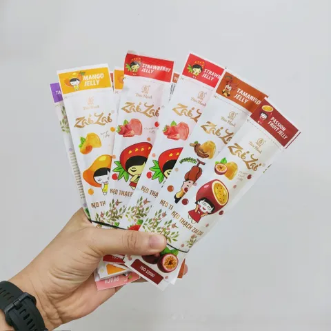 Kẹo Thạch ZaiZai Đức Hạnh 1kg Mix Đủ Vị Trái Cây - Thạch Ngon, Giòn Mát, Hoàn Hảo Cho Trẻ Em Và Tiệc Tùng