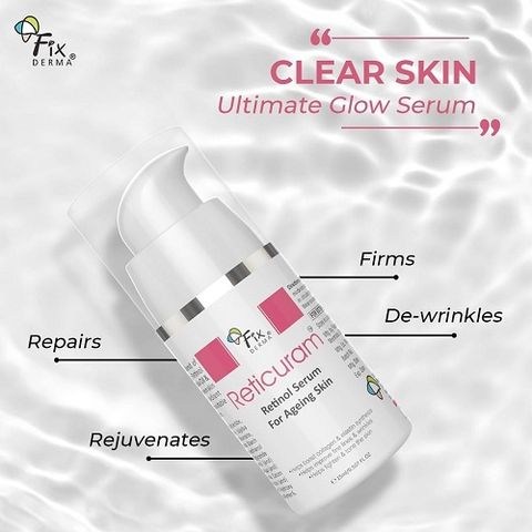 Tinh Chất Giúp Trẻ Hoá Da Fixderma Reticuram Serum 15ml - Mỹ, Ngăn Ngừa Nếp Nhăn, Cải Thiện Đàn Hồi Da, Phù Hợp Với Mọi Loại Da