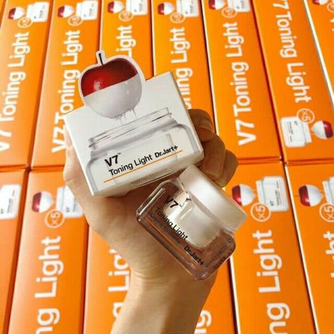 Kem V7 Toning Light Dr Jart+ Hàn Quốc 15ml - Dưỡng Trắng Tái Tạo Da Sáng Khỏe, Thành Phần Thiên Nhiên, Hỗ Trợ Làm Mờ Sẹo, Nám