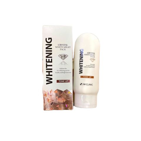Kem dưỡng trắng da 3W Clinic Crystal White Milky Pack Diamond