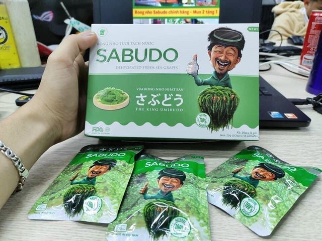 Rong Nho Sabudo Chính Hãng - Rong Nho Tách Nước Nhật Bản