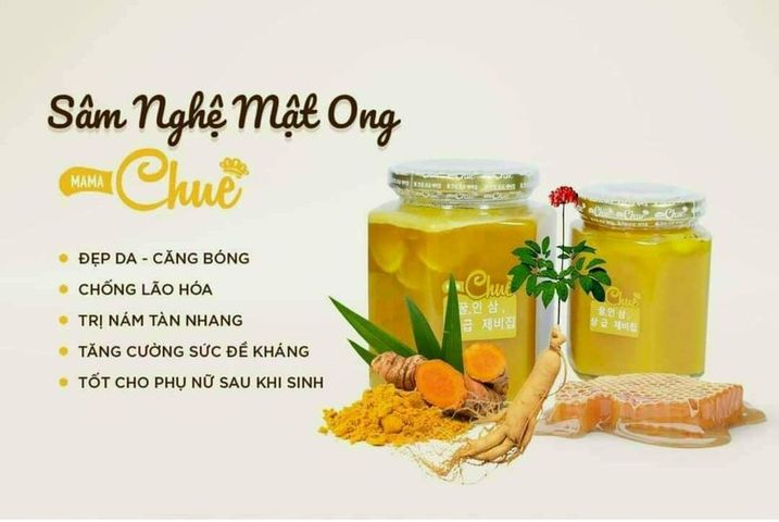 Sâm nghệ mật ong Mama Chue Hàn Quốc mua 1 tặng 1