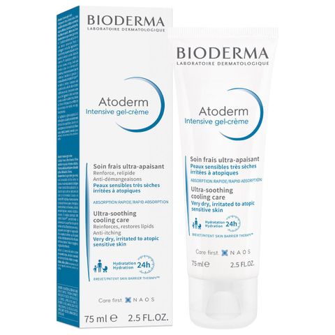 Gel Dưỡng Ẩm Bioderma Atoderm Intensive - Kem Dưỡng Da Khô, Giảm Ngứa Cấp Tốc, Bảo Vệ và Nuôi Dưỡng Da 24h