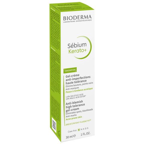 Kem Dưỡng Bioderma Sebium Kerato 30mL - Giảm Mụn & Thâm Mụn, Chăm Sóc Da Dầu Mụn, Chống Kích Ứng, Đặc Trị Hiệu Quả
