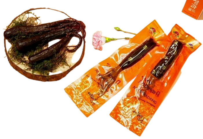 Hồng Sâm Tẩm Mật Ong Nguyên Củ Achimmadang Hàn Quốc - Hộp 8 Củ 300g Giúp Tăng Cường Sức Khỏe và Giảm Mệt Mỏi