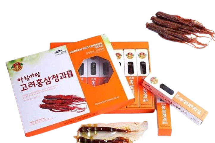 Hồng Sâm Tẩm Mật Ong Nguyên Củ Achimmadang Hàn Quốc - Hộp 8 Củ 300g Giúp Tăng Cường Sức Khỏe và Giảm Mệt Mỏi