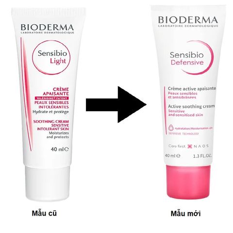 Kem Dưỡng Ẩm Bioderma Sensibio Defensive 40mL - Làm Dịu Da Nhạy Cảm, Dưỡng Ẩm Lâu Dài, Thương Hiệu Pháp
