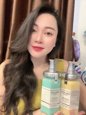 Bộ Dầu Gội Dầu Xả Phục Hồi Đa Tầng Nấm Truffle Weilaiya 900ml - Làm Sạch Tóc Hư Tổn, Dưỡng Ẩm, Hương Sang Trọng, Tóc Mượt Như Salon