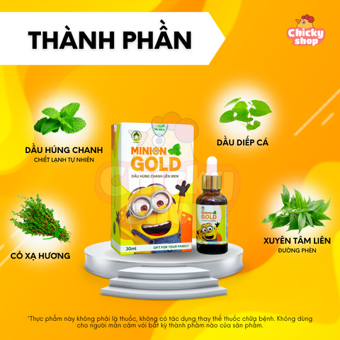 Dầu húng chanh lên men minon gold Dr.Maya 30ml