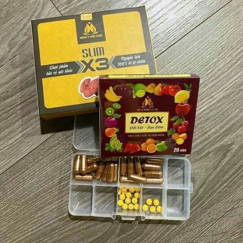 Viên Uống Hỗ Trợ Giảm Cân X3 Detox