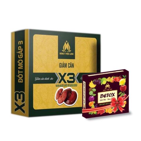 Viên Uống Hỗ Trợ Giảm Cân X3 Detox
