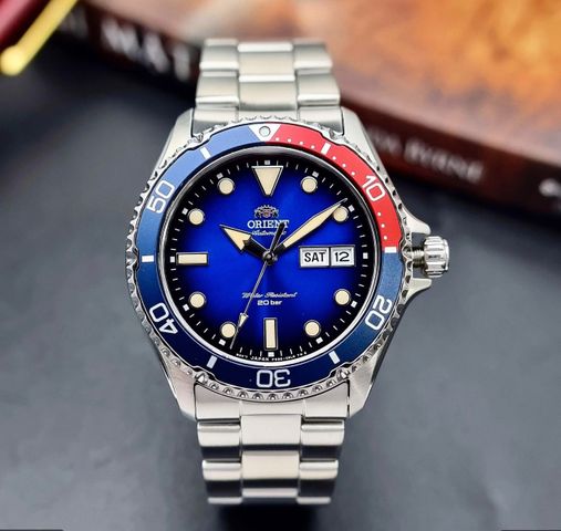 Đồng hồ nam Orient Pepsi for men máy cơ chống nước khủng