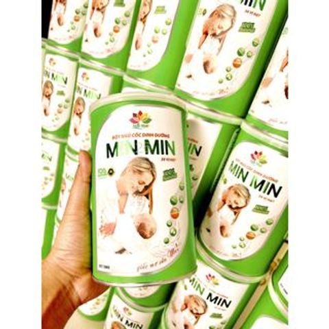 Combo 2 Hộp Bột Ngũ Cốc Lợi Sữa Min Min 30 Loại Hạt Bổ Dưỡng