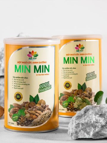 Combo 2 Hộp Bột Ngũ Cốc Dinh Dưỡng Hữu Cơ Min Min 29 Hạt