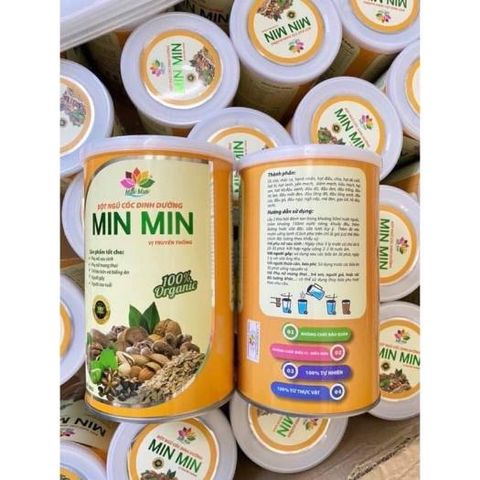 Combo 2 Hộp Bột Ngũ Cốc Dinh Dưỡng Hữu Cơ Min Min 29 Hạt