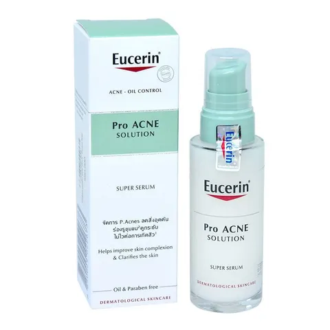 Tinh chất Eucerin ProAcne Super Serum 30mL hỗ trợ giảm mụn
