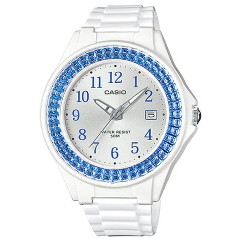 Đồng hồ nữ Casio trắng style năng động trẻ trung