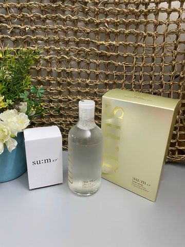 Nước Tẩy Trang Su:m 37 Skin Saver 400ml 3 Trong 1 - Tặng Kèm Hộp Bông Tẩy Trang Dưỡng Da Nhạy Cảm
