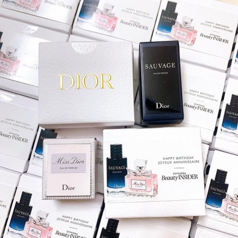 Set nước hoa đôi mini Miss Dior EDP và Dior Sauvage EDP