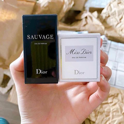 Set nước hoa đôi mini Miss Dior EDP và Dior Sauvage EDP