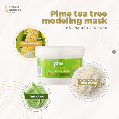 Mặt nạ trà xanh Pime Tea Tree Modeling Mask