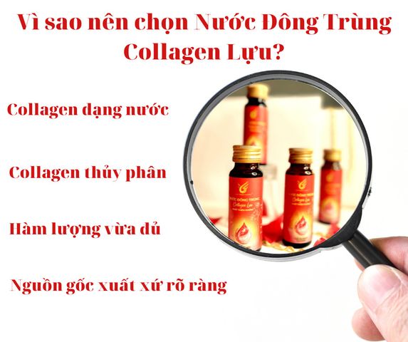 Nước Đông Trùng Collagen Lựu- lưu giữ thanh xuân