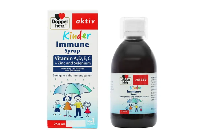 Siro Kinder Immune Syrup Doppelherz tăng cường sức đề kháng (150ml)