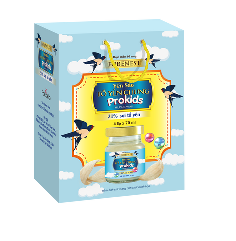 Hộp Yến Sào Prokids 21% Dinh Dưỡng Cho Trẻ Em Hương Vani - Hỗ Trợ Tăng Cường Miễn Dịch, Giúp Phát Triển Chiều Cao, 70ml