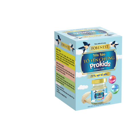 Hộp Yến Sào Prokids 21% Dinh Dưỡng Cho Trẻ Em Hương Vani - Hỗ Trợ Tăng Cường Miễn Dịch, Giúp Phát Triển Chiều Cao, 70ml