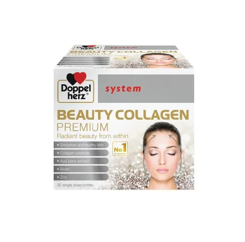 Collagen thuỷ phân Doppelherz Beauty Collagen Premium(Hộp 30 ống)