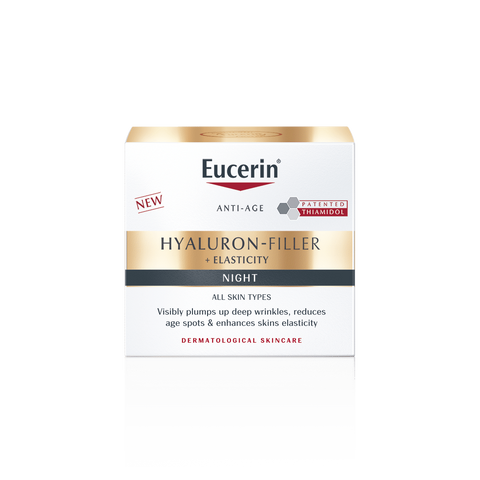 Kem Dưỡng Eucerin Elasticity Ban Đêm 50mL - Giảm Nếp Nhăn, Cải Thiện Độ Đàn Hồi, Phù Hợp Da Nhạy Cảm, Chất Lượng Đức